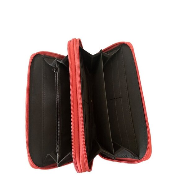 USA American Flag Patriotic‎ Studded Purse Wallet Wristlet - Picture 4 of 5